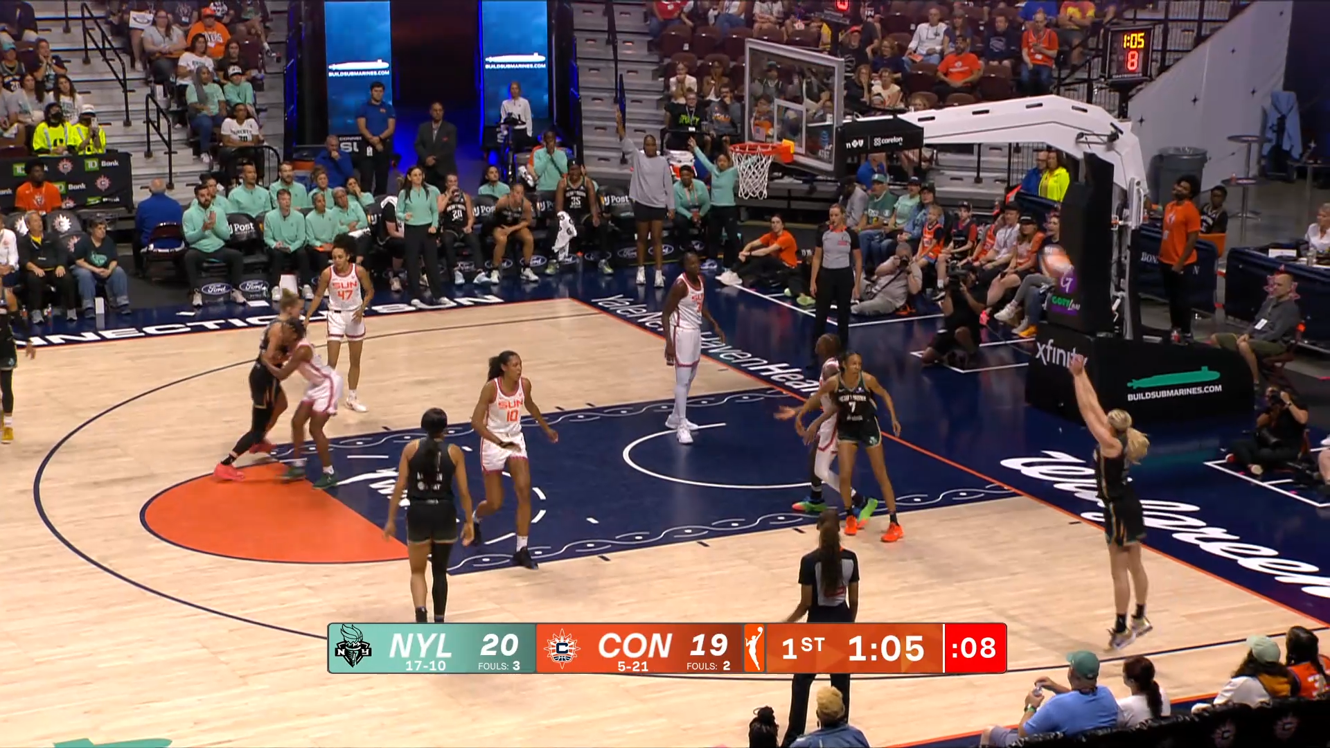 HIGHLIGHTS | Liberty Close Road Trip with Bounce‑Back Win, 87‑78 vs Sun | August 3, 2025